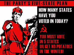 vote communism cartoon